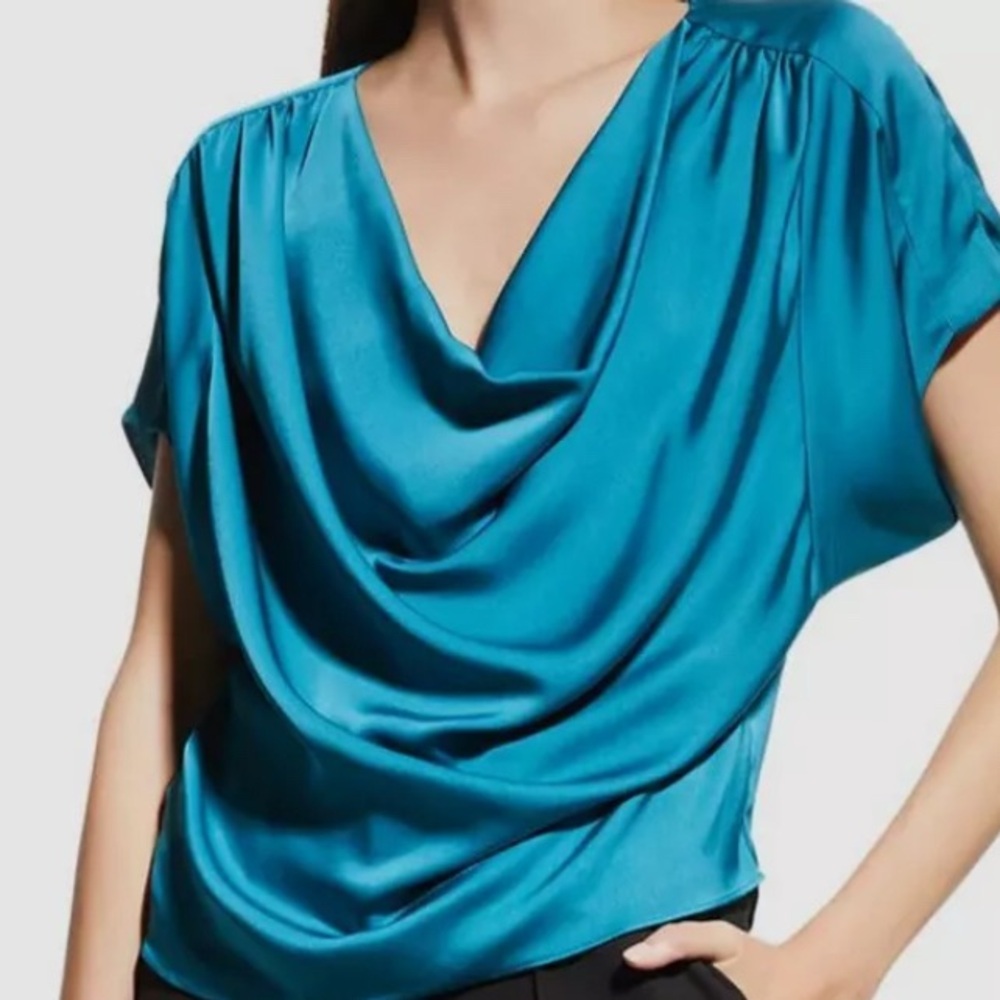Ramy Brook silky blouse SZ M NWOT